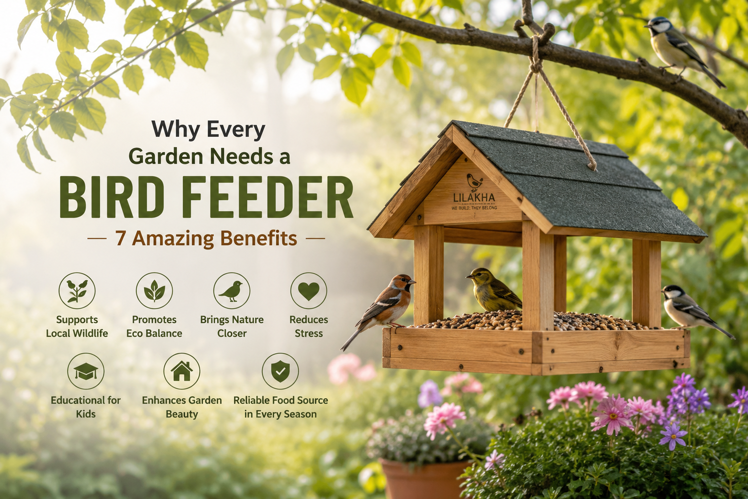 Why Every Garden Needs a Bird Feeder: 7 Amazing Benefits